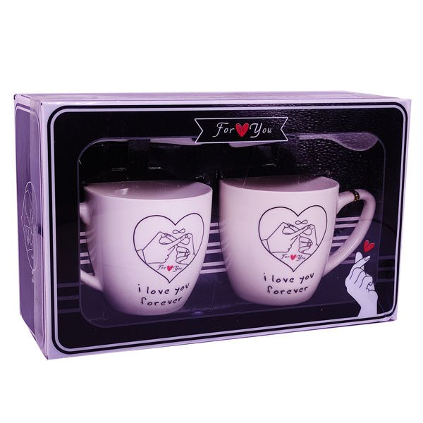 
                  
                    ''I Love You Forever'' Printed Couple Mug With Spoon - Flowers to Nepal - FTN
                  
                