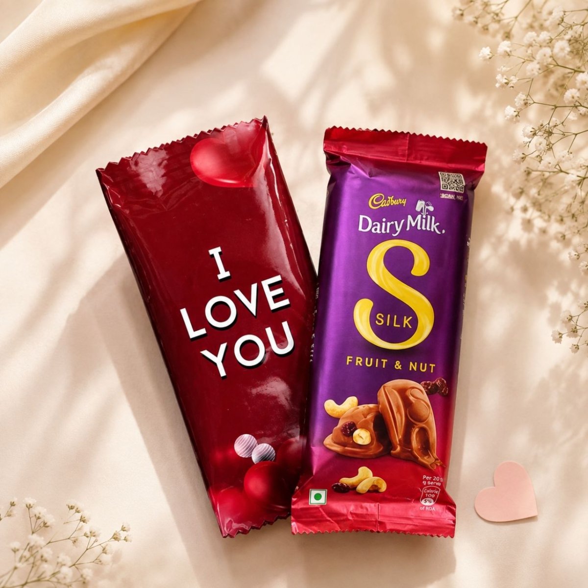 I Love You Personalized Cadbury Dairy Milk Silk - Flowers to Nepal - FTN
