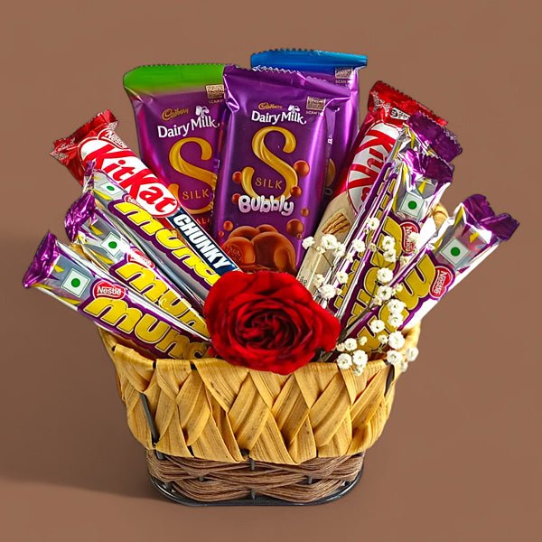 Indulgent Floral and Chocolate Bundle - Flowers to Nepal - FTN