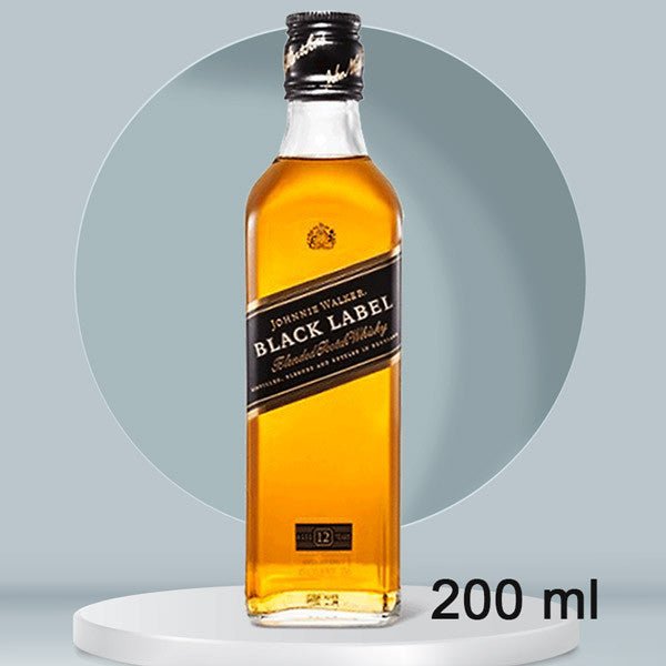 Johnnie Walker Black Label Whisky – 200ml - Flowers to Nepal - FTN