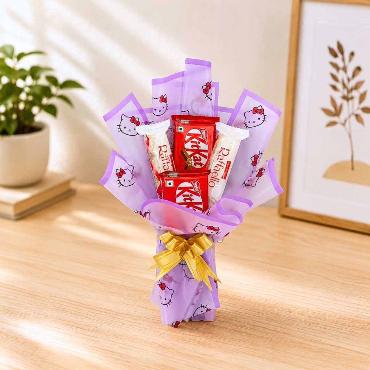 KitKat & Raffaello Chocolate Bouquet - Flowers to Nepal - FTN