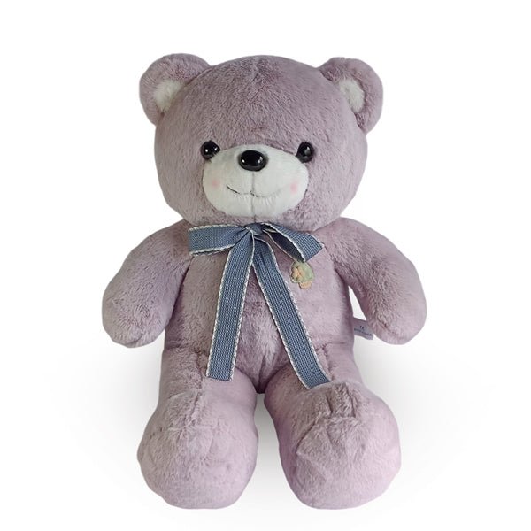 Lavender Cute Teddy With Bow 21" - Flowers to Nepal - FTN