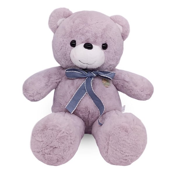 Lavender Soft & Cute Teddy With Bow Tie - Flowers to Nepal - FTN