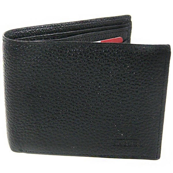 Leather Bi - Fold Black Wallet - Flowers to Nepal - FTN