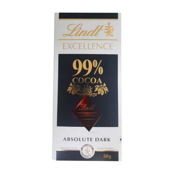 Lindt Excellence 99% Cocoa Absolute Dark - 50g - Flowers to Nepal - FTN