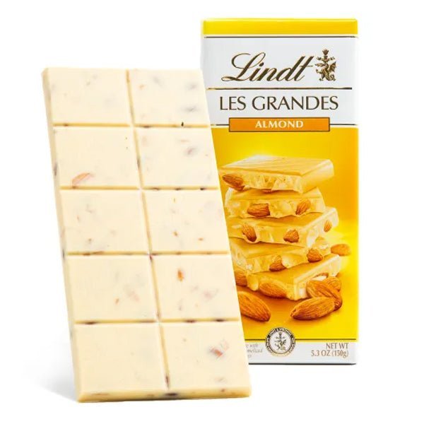 Lindt Les Grandes 32% Almonds White 150g - Flowers to Nepal - FTN
