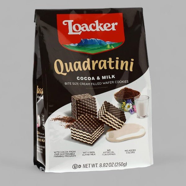 Loacker Quadratini Cocoa Milk 125g - Flowers to Nepal - FTN