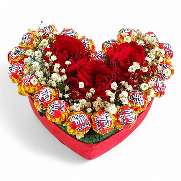 Lollipop & Rose Delight Box - Flowers to Nepal - FTN