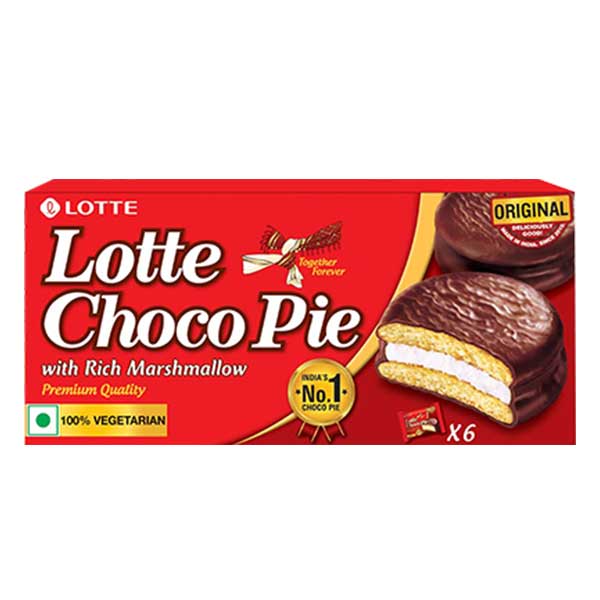 Lotte Choco Pie Original 150g - 6 Packs - Flowers to Nepal - FTN