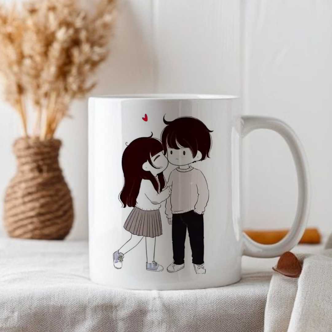 Love Couple Ceramic Mug - Flowers to Nepal - FTN