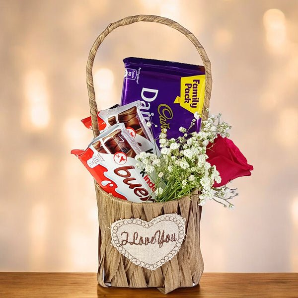 love delight Basket - Flowers to Nepal - FTN