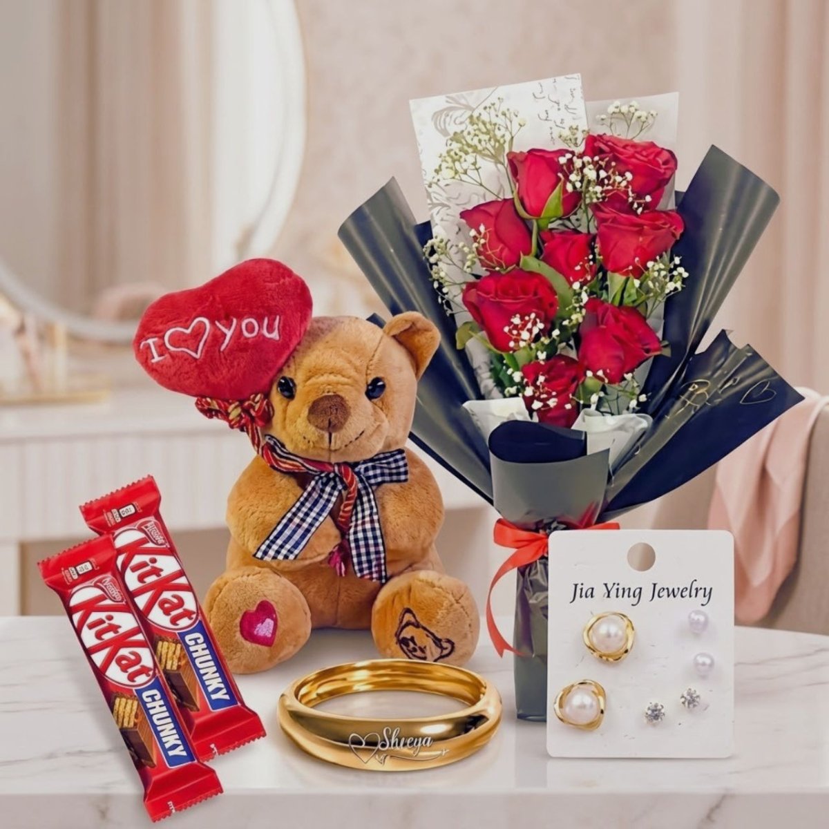 Love Expression Gift Hamper for Her - Flowers to Nepal - FTN
