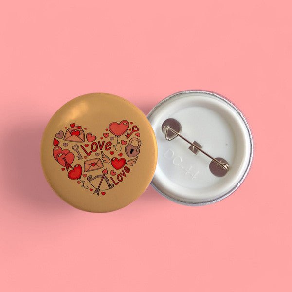 Love Themed Badge - Flowers to Nepal - FTN