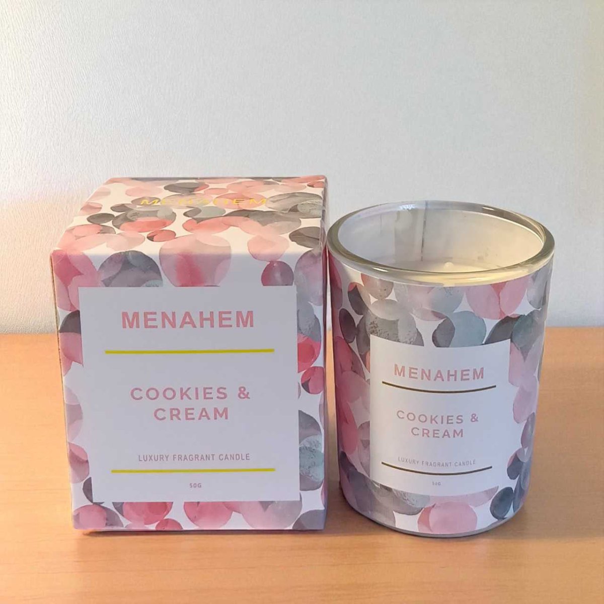 Luxury Cookies & Cream Fragrance Candle 50g - Flowers to Nepal - FTN