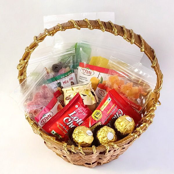 Luxury Dry Fruits & Chocolate Gift Pack - Flowers to Nepal - FTN