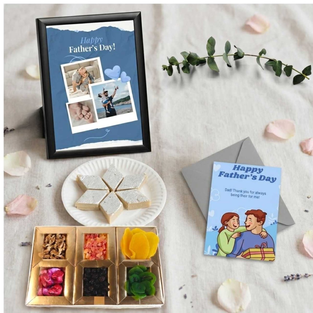Luxury Father’s Day Personalized Memory Hamper - Flowers to Nepal - FTN