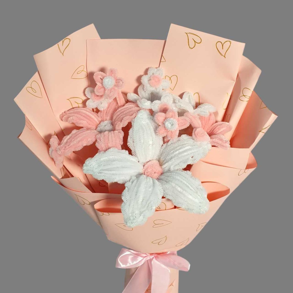 Luxury Lily Bouquet with Initial Topper - Flowers to Nepal - FTN