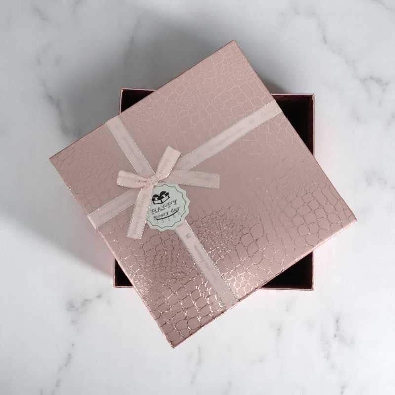 Luxury Pink Sparkle Square Box – Large - Flowers to Nepal - FTN