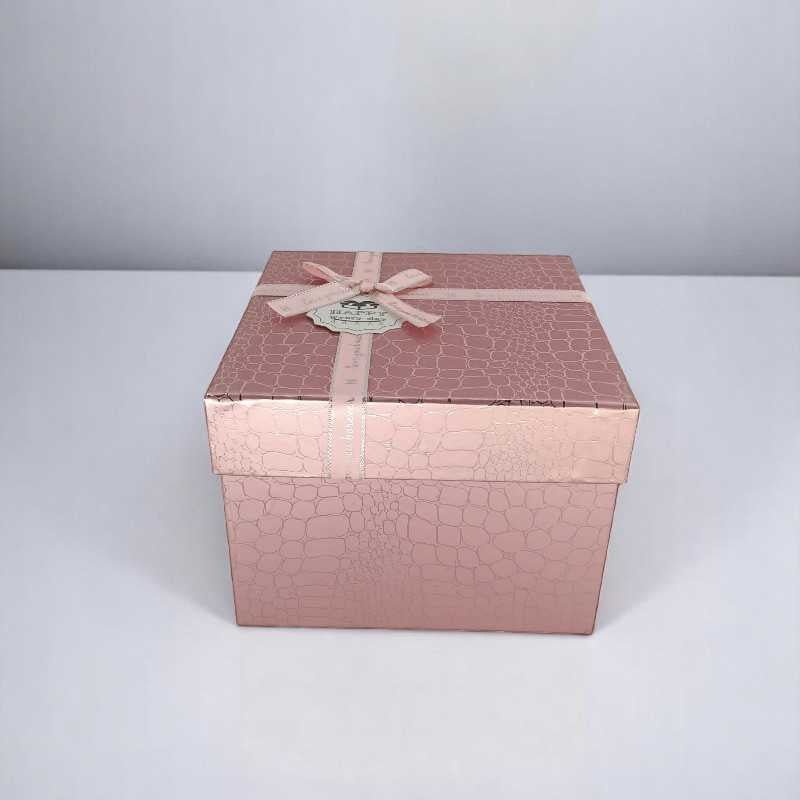 Luxury Pink Sparkle Square Box – Large - Flowers to Nepal - FTN