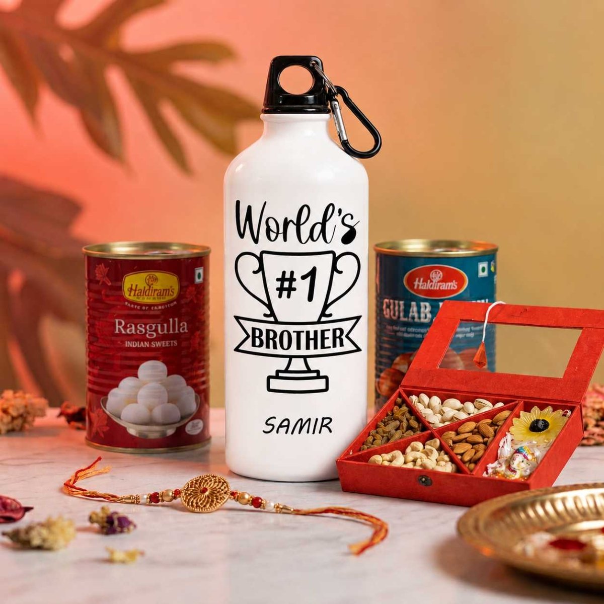 Luxury Rakhi Sweets & Personalized Gift Hamper - Flowers to Nepal - FTN