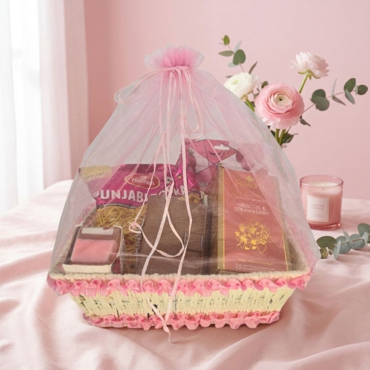 Luxury Wellness & Snack Combo Basket - Flowers to Nepal - FTN