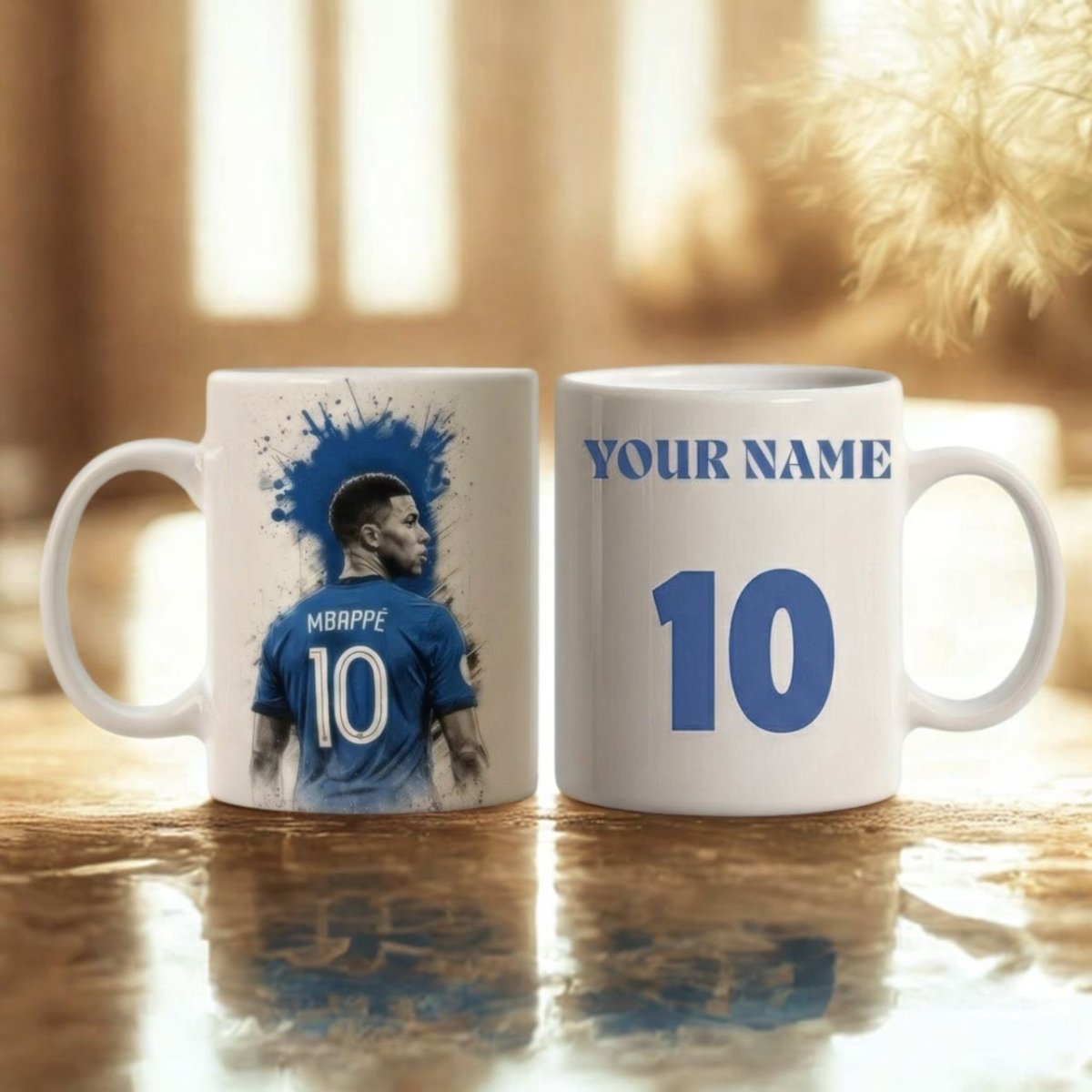 Mbappé World Cup Mug with Personalized Name - Flowers to Nepal - FTN