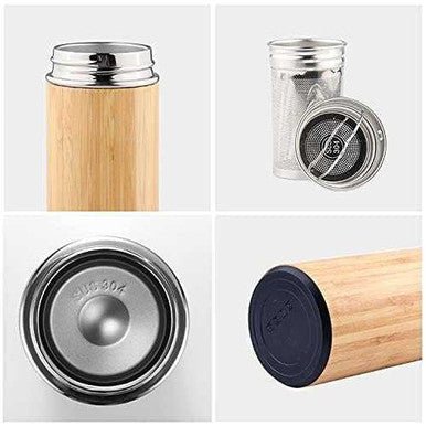 Merry Christmas Personalized Bamboo Bottle – 500ml - Flowers to Nepal - FTN