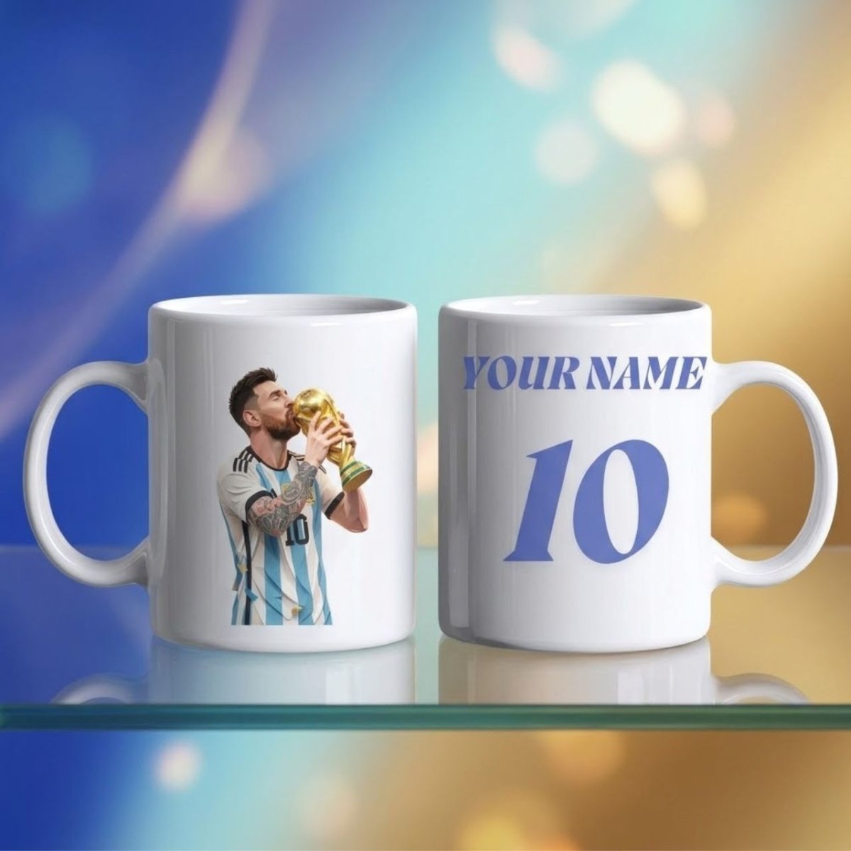 Messi Fan Personalized Coffee Mug - Flowers to Nepal - FTN