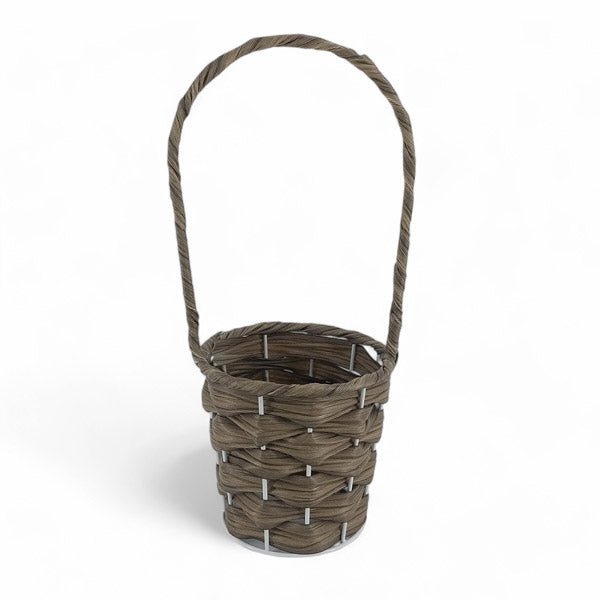 
                  
                    mini Metal Bucket Shaped Basket - Colour may vary - Flowers to Nepal - FTN
                  
                