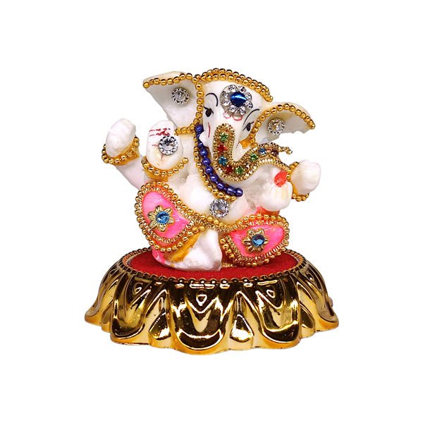 
                  
                    Mini Multicolor Ganesha Statue (Design May Vary) - Flowers to Nepal - FTN
                  
                