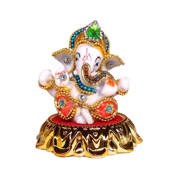 
                  
                    Mini Multicolor Ganesha Statue (Design May Vary) - Flowers to Nepal - FTN
                  
                