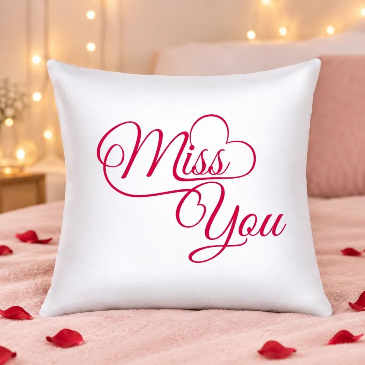 “Miss You” Printed Cushion - Flowers to Nepal - FTN