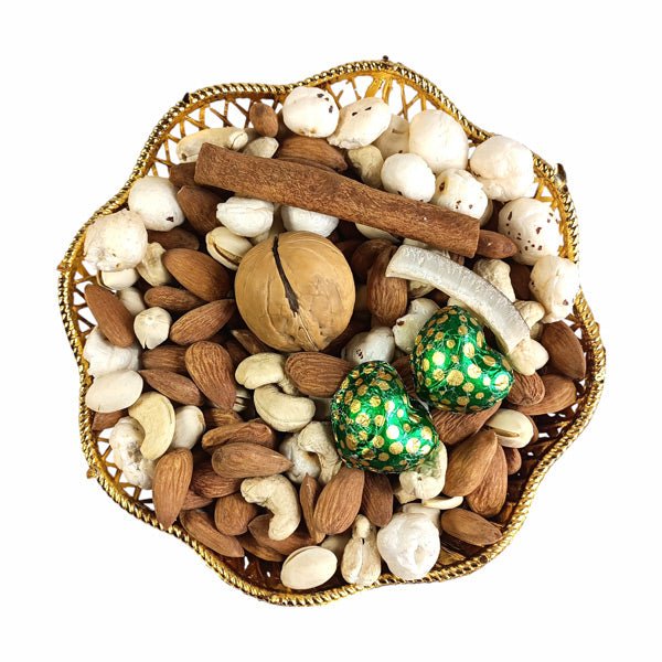 
                  
                    Mixed Dry Nuts Bhai Masala Gift Tray - Flowers to Nepal - FTN
                  
                