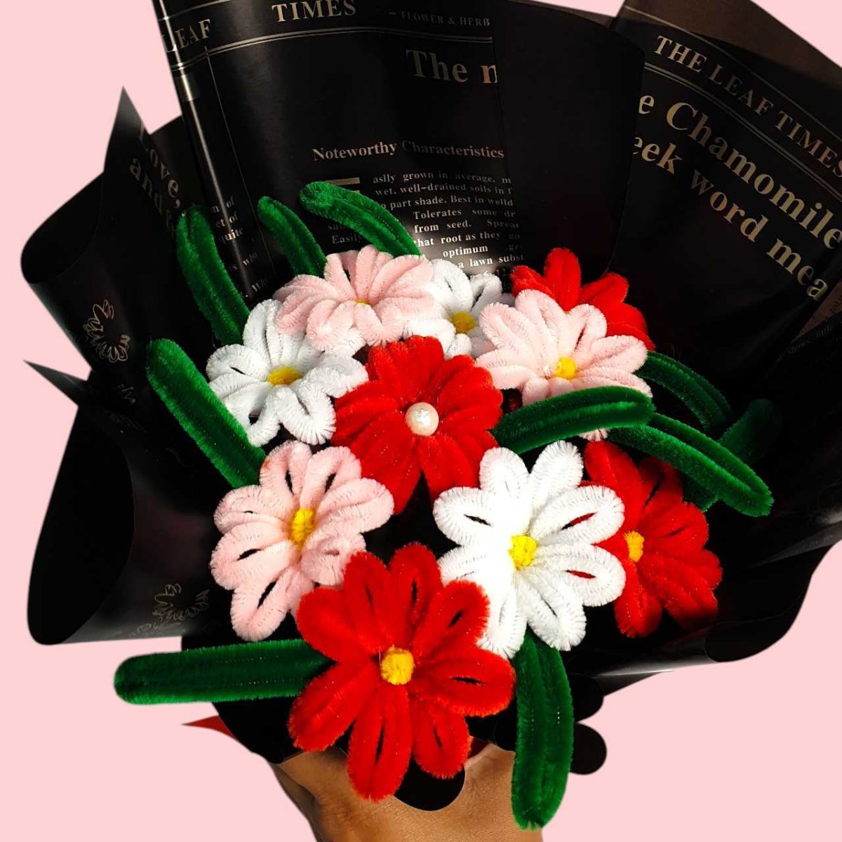 Mixed Flower Bouquet with Love Is Here Topper - Flowers to Nepal - FTN