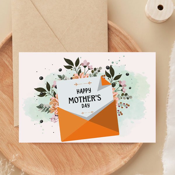 Mother’s Day Greeting Card with Envelope Design - Flowers to Nepal - FTN