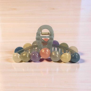 Multi - Color Bubble Design Hair Clip - Flowers to Nepal - FTN