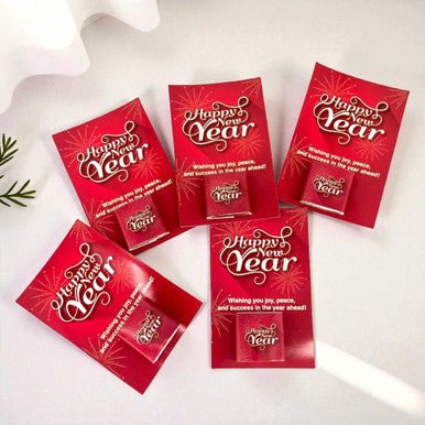 New Year Chocolate with Greeting Card - Flowers to Nepal - FTN