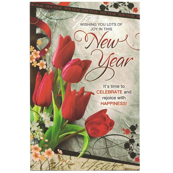 New Year Greeting Card - Flowers to Nepal - FTN