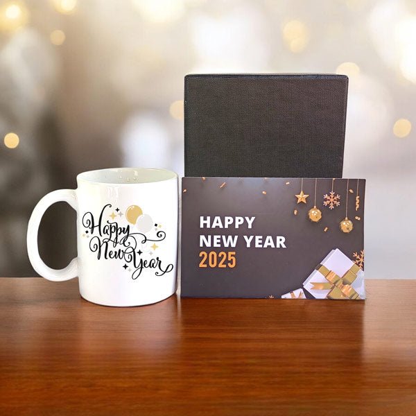 New Year Mug, Card Holder and Pen Box - Flowers to Nepal - FTN