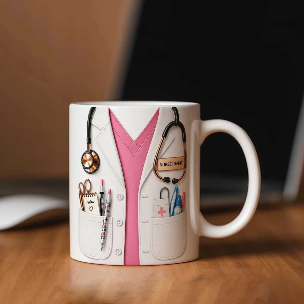Nurse Day Special Personalized Ceramic Mug - Flowers to Nepal - FTN