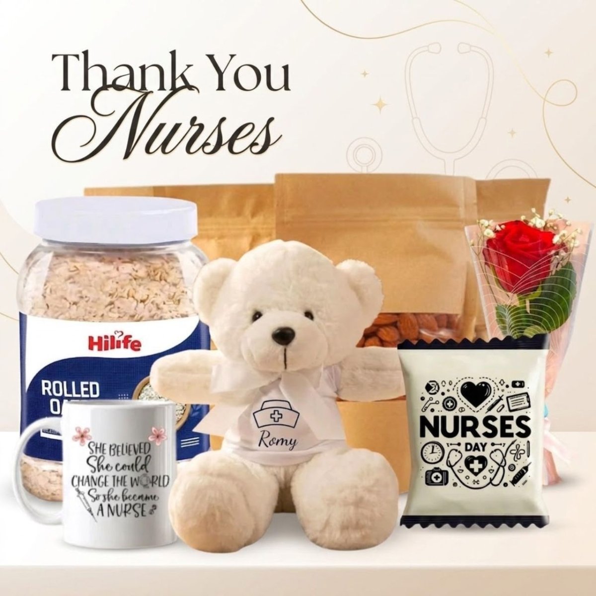 Nurse Day Special Wellness & Gift Hamper Set - Flowers to Nepal - FTN