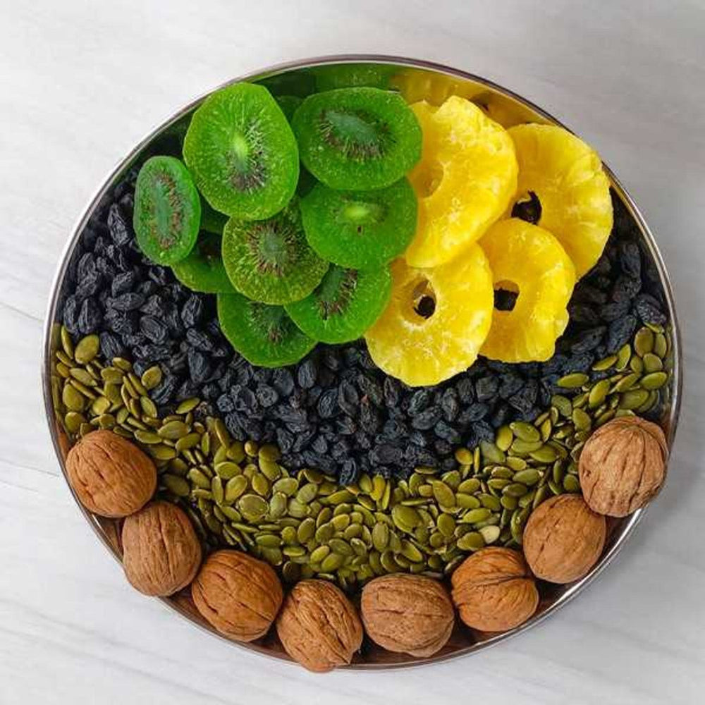 Nut & Treat Gift Tray For Bhai Tika - Flowers to Nepal - FTN