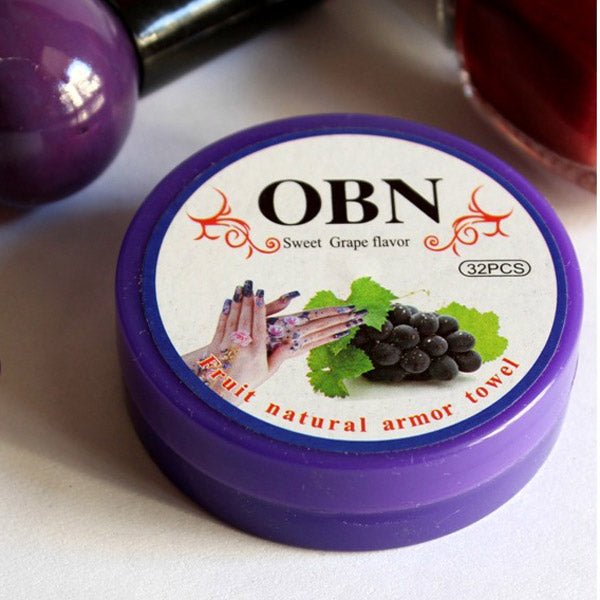 OBN Fruit Scented Nail Polish Remover Wipes - Flowers to Nepal - FTN