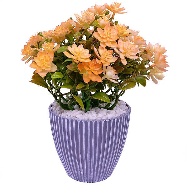 
                  
                    Orange Artificial flower Vase - Flowers to Nepal - FTN
                  
                