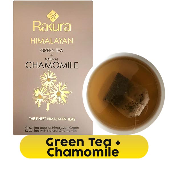 Organic Himalayan Chamomile Green Tea (25 Bags) - Flowers to Nepal - FTN