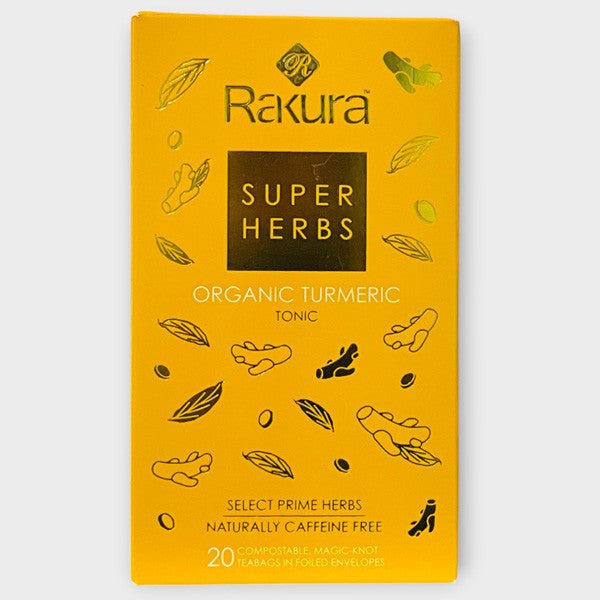Organic Turmeric Herbal Tonic Tea by Rakura - Flowers to Nepal - FTN