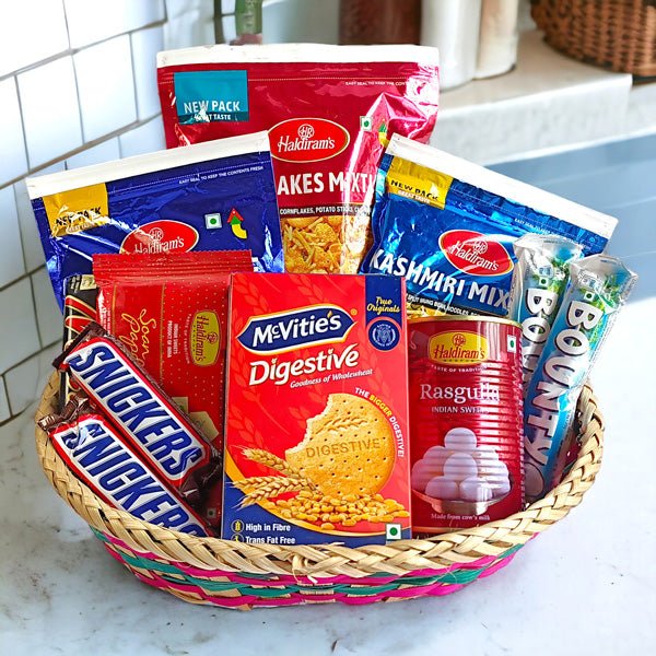 Pampering Snack Gift Basket - Flowers to Nepal - FTN