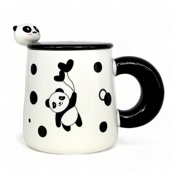 Panda Mug with Balloon Design - Flowers to Nepal - FTN