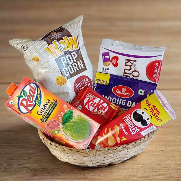 Perfect Snacks Basket - Flowers to Nepal - FTN