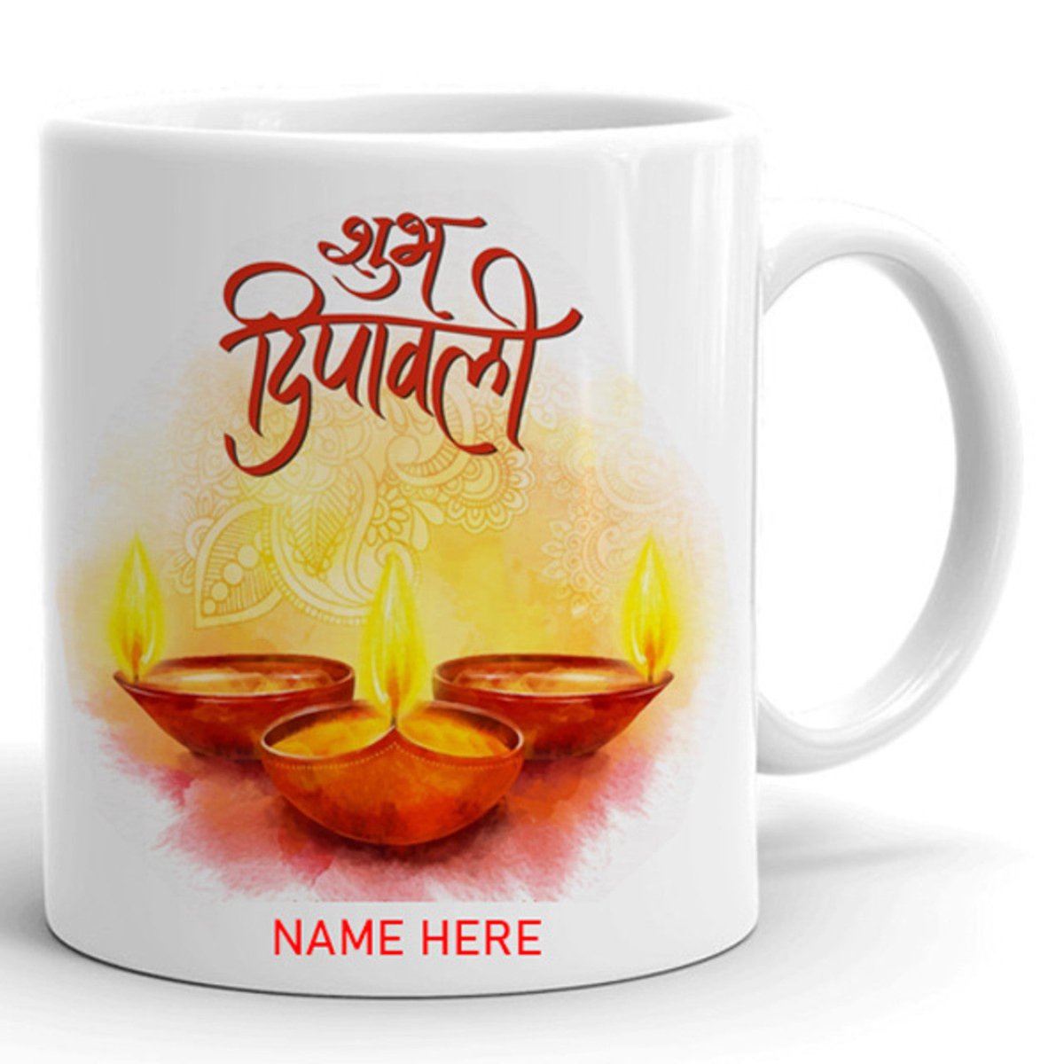 Personalised "शुभ दिपावली" Mug With Recipient's Name - Flowers to Nepal - FTN